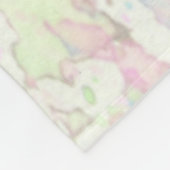 愛あなたママハートハミングバードマザーズ日フローラ フリースブランケット (角)