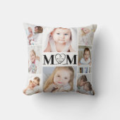 愛あなたママハート8 Photo Collage クッション (正面)