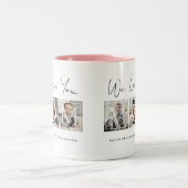 愛あなたママ写真2トーンのコーヒーマグ ツートーンマグカップ (中央)