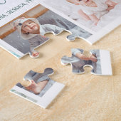 愛あなたママ家族の写真コラージュEucalyptus ジグソーパズル (側面)