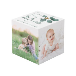 愛あなたママ家族の写真コラージュEucalyptus フォトキューブ