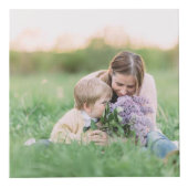 愛あなたママ家族の写真コラージュEucalyptus フォトキューブ (正面)