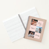 "愛あなたママ常に"感傷的な写真ギフト ノートブック (内部)