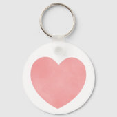 愛あなたママ文字、母の日ピンクハート キーホルダー (裏面)