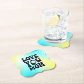 愛あなたママ母の日デザイン-51727 ペーパーコースター (インサイチュ)