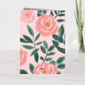 愛あなたママ母の日フローラ カード (裏面)