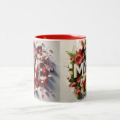 愛あなたママ母の日マグカップ ツートーンマグカップ (中央)