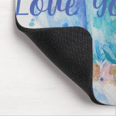 愛あなたママbudgieバードコンピュータマウスマットパッド マウスパッド (コーナー)