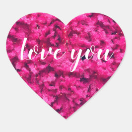 愛あなたモダンハートシール,光沢 ハートシール