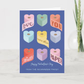 愛あなた以上トイレ紙バレンタインキャンディ カード (正面)