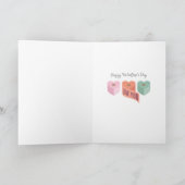 愛あなた以上トイレ紙バレンタインキャンディ カード (内部)