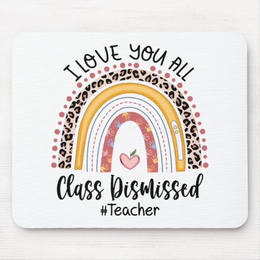 愛あなた全員ClはSchoの最後の日にレインボーを解雇 マウスパッド (正面)