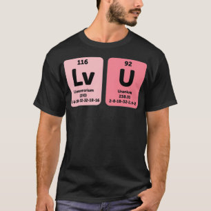 愛あなた周期表1 Tシャツ