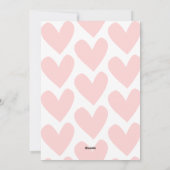 愛あなた非常にスカンジナビアのベアバレンタイン シーズンカード (裏面)