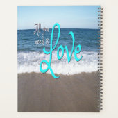 愛あなた、母は美しい花を飾った4ポート プランナー手帳 (裏面)