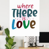 愛あ結婚る人の贈り物 ポスター (ホームオフィス)