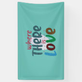 愛あ結婚る人の贈り物 横断幕 (縦)