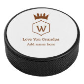 愛おじいちゃんクラウン追加ネーム詳細茶色squa アイスホッケーパック (3/4)