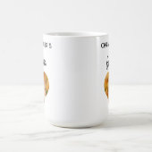 愛おばあちゃんピンクかわいいハート写真 コーヒーマグカップ (中央)