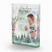 愛おばあちゃん冬の森のオーバーレイ フォトブロック (右)