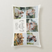 愛おばあちゃん孫5フォトコラージュ アクセントクッション (正面(垂直))