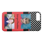 愛おばあちゃん赤と黒の写真 Case-Mate iPhoneケース (裏面(横))