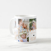 愛おばあちゃん |フォトギフト書道オレンジ コーヒーマグカップ (正面左)