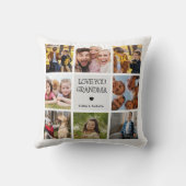 愛おばあちゃん |フォトコラージュ手書き文字 クッション (裏面)