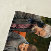 愛おばあちゃん |フォトコラージュ&文字 ビーチタオル (インサイチュ)