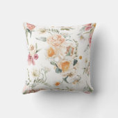 愛おばあちゃん |フローラ3枚のコラージュ クッション (裏面)