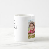 愛おばあちゃん |写真の手書き文字 コーヒーマグカップ (中央)