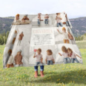 愛おばあちゃん |写真カスタムのコラージュ フリースブランケット