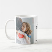 愛おばあちゃん |写真手書き文字 コーヒーマグカップ (左)