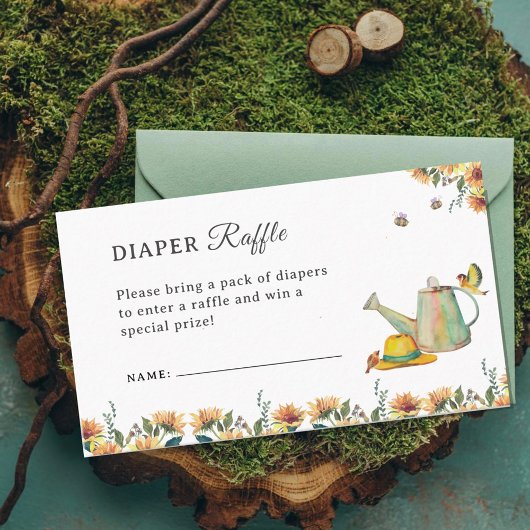 愛おむつラッフルで成長 エンクロージャーカード