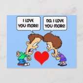 愛おもしろいしてる ポストカード (正面)