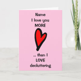 愛おもしろいするバレンタインデー カード