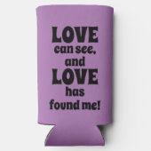 「愛おもしろいに見つかった」ラベンダー結婚式の引き出物 スリム缶クーラー (裏面)