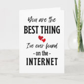 愛おもしろいのカード、彼のために、友人のため最高の カード (正面)