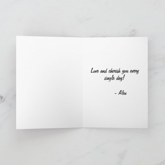 愛おもしろいのカード、彼のために、友人のため最高の カード (内部)