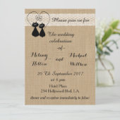 愛おもしろいのラバ結婚ラ 招待状 (スタンド正面)