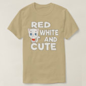 愛おもしろいの猫 Tシャツ (デザイン正面)