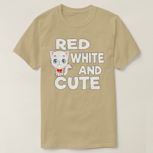 愛おもしろいの猫 Tシャツ (デザイン正面)