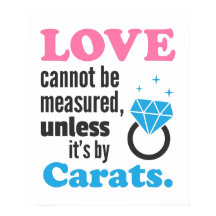 愛おもしろいは測定できない、ダイヤモンドリングや輪