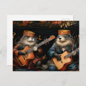 愛おもしろいらしいミュージシャン ポストカード (正面/裏面)