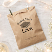 愛おもしろいモダンの治療を結婚送る フェイバーバッグ (クリップ留めされた状態)