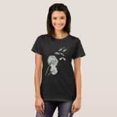 愛おもしろい人女性への読Dandelion Books Gift Tシャツ (正面フル)