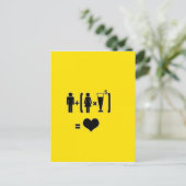 愛おもしろい引用文 ポストカード (スタンド正面)