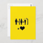 愛おもしろい引用文 ポストカード (正面/裏面)