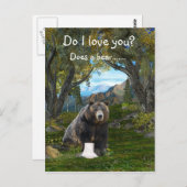 愛おもしろい愛 ポストカード (正面/裏面)