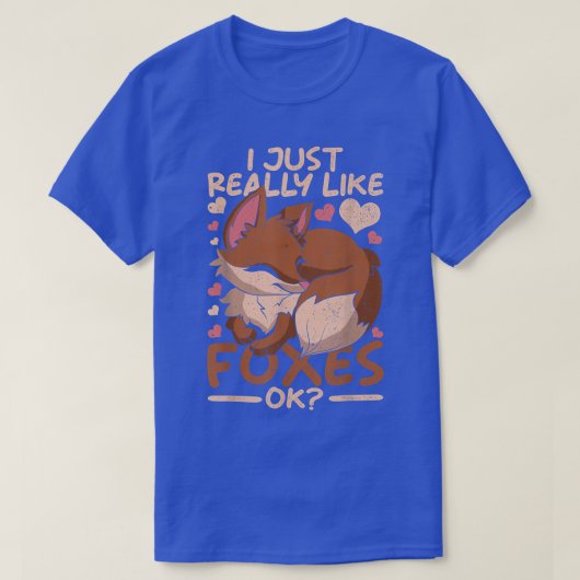 愛おもしろい者の自然森林動物ハートかわいい Tシャツ (デザイン正面)